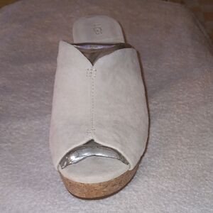 UGG Women's Cream Open-Toe Mules
